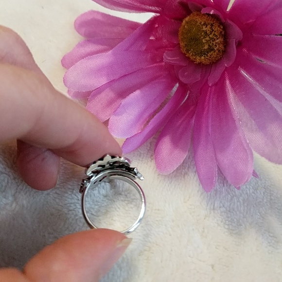 ♦️ B2G1FREE♦️Silver and turquoise Ring - Picture 5 of 6